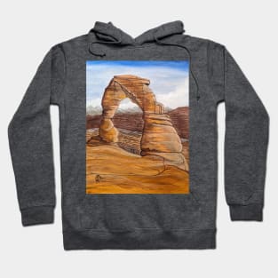 Delicate arch stone formation Hoodie